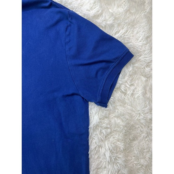 Tommy Hilfiger Men's TH Lux Interlock Blue Custom Fit Polo Shirt Size: L - Picture 7 of 11